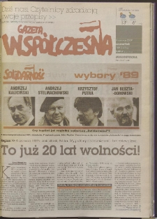 Gazeta Wsp&oacute;łczesna 2009, nr 108