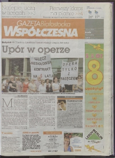 Gazeta Wsp&oacute;łczesna 2009, nr 126