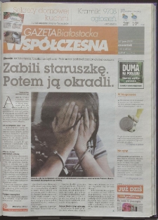 Gazeta Wsp&oacute;łczesna 2009, nr 142