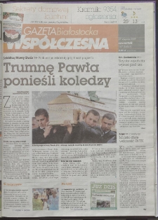 Gazeta Wsp&oacute;łczesna 2009, nr 167