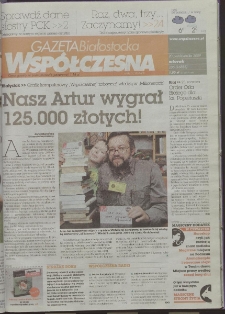 Gazeta Wsp&oacute;łczesna 2009, nr 205