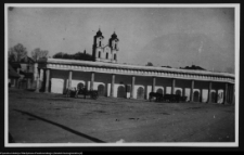 Reprodukcja fotografii hal targowych w Sejnach