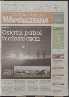 Gazeta Współczesna 2009, nr 214