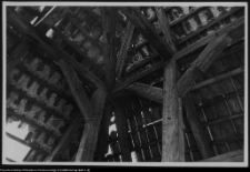 Bęćkowo, więźba dachowa dworu