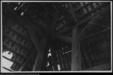 Bęćkowo, więźba dachowa dworu