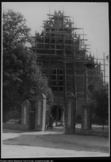 Wizna, odbudowa kościoła