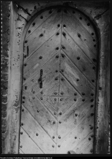 Szczepankowo, drzwi kaplicy grobowej Grabowskich