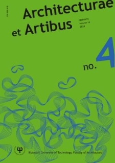 Architecturae et Artibus. Vol. 16, no. 4