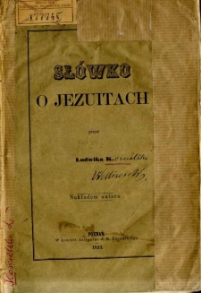Słówko o jezuitach