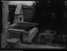 Wigry, krajobraz - fragment muru