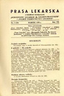 Prasa Lekarska 1938 R.7 nr 3