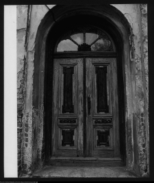 Białystok, drzwi kamienicy Mazowiecka 29