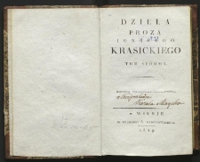 Dzieła prozą Ignacego Krasickiego. T. 7