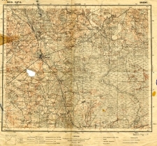 Mapa topograficzna Polski: Grajewo Pas 34 Słup 35 (pow. Szczuczyn, woj. białostockie).