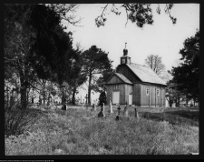 Kruszyniany, cerkiew p.w. Zaśnięcia Świętej Anny z 1829 r. Spalona w 11 grudnia 1983 r.