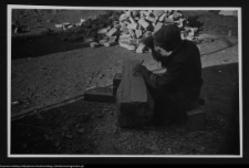 Białystok, budowa Pomnika Wdzięczności Armii Radzieckiej w Parku Planty