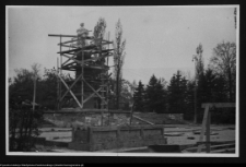 Białystok, budowa Pomnika Wdzięczności Armii Radzieckiej w Parku Planty