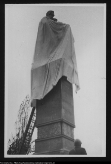 Białystok, budowa Pomnika Wdzięczności Armii Radzieckiej w Parku Planty