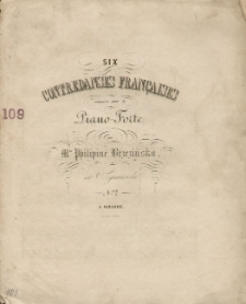 Six contredanses françaises : composées pour le Piano-Forte. No. 2