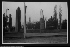 Białystok, budowa Pomnika Wdzięczności Armii Radzieckiej w Parku Planty