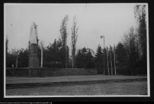 Białystok, budowa Pomnika Wdzięczności Armii Radzieckiej w Parku Planty