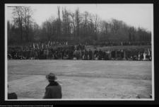 Białystok, budowa Pomnika Wdzięczności Armii Radzieckiej w Parku Planty
