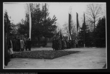 Białystok, budowa Pomnika Wdzięczności Armii Radzieckiej w Parku Planty