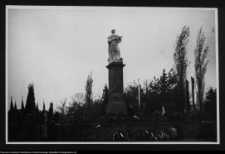 Białystok, budowa Pomnika Wdzięczności Armii Radzieckiej w Parku Planty