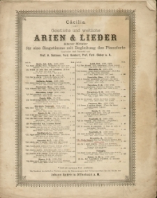 Piet&aacute; signore : Ber&uuml;hmte Arie aus dem Jahre 1667