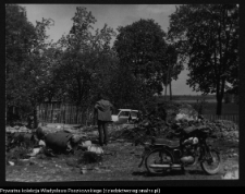 Oracze, pozostałości po chacie wiejskiej