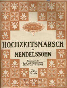 Hochzeits-Marsch aus dem Sommernachtstraum