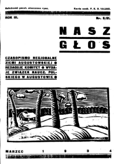 Nasz Głos 1934, R.3, marzec nr 3