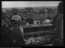 Łomża, widok z wieży katedry na północną część miasta