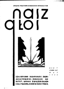 Nasz Głos 1936, R.5, maj nr 5