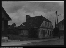 Tykocin, rozebrana kamienica przy ul. Świerczewskiego 27