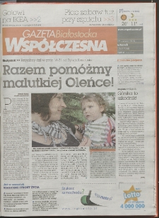 Gazeta Wsp&oacute;łczesna 2010, nr 124