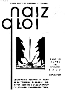 Nasz Głos 1939, R.8, styczeń nr 1