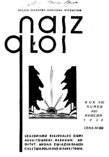 Nasz Głos 1939, R.8, kwiecień nr 4