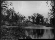 Ciechanowiec, widok na ogród i pałac