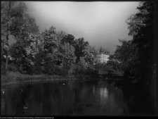Ciechanowiec, widok na ogród i pałac