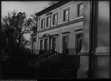 Ciechanowiec, widok na ogród i pałac