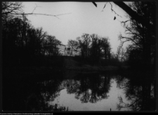 Ciechanowiec, widok na ogród i pałac