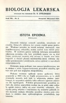 Biologja Lekarska 1928 R.7 nr 5