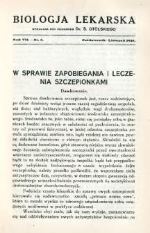 Biologja Lekarska 1928 R.7 nr 6