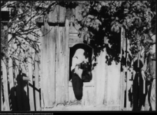 Jaminy, fragment drewnianej kapliczki