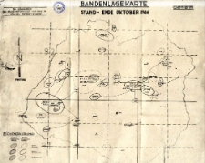 Bandenlagekarte Stand : Ende Oktober 1944
