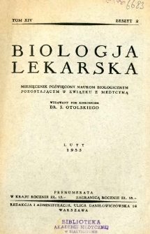 Biologja Lekarska 1935 R.14 nr 2