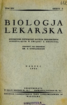 Biologja Lekarska 1935 R.14 nr 3