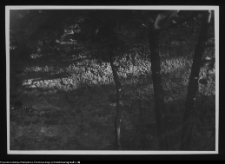 Wigry, mur oporowy wjazdowy