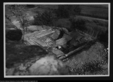 Wigry, wykopy w miejscu dawnego domku furtiana